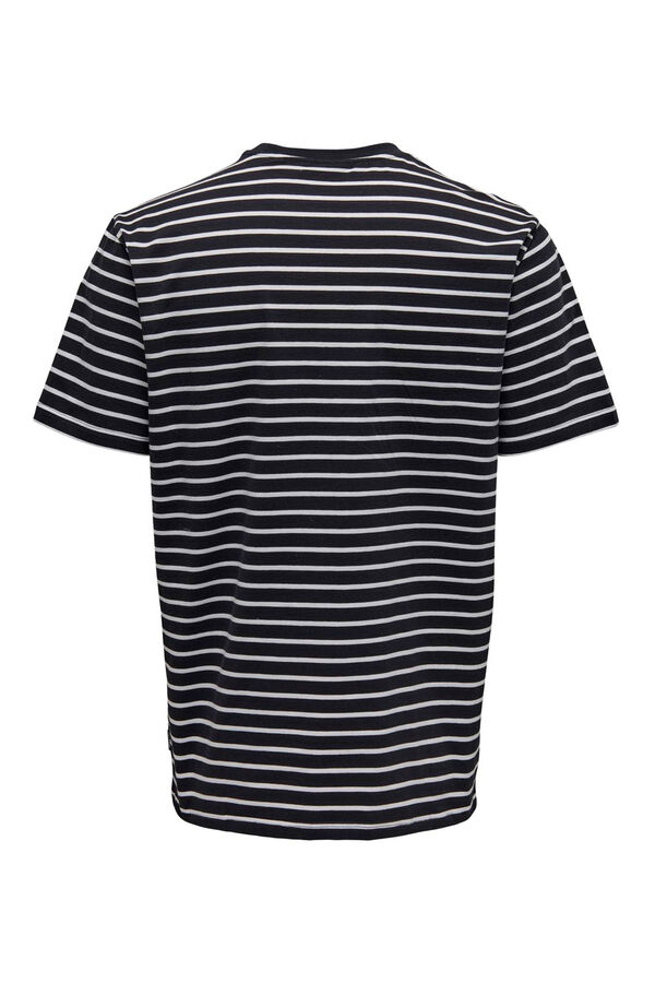Only & Sons T-shirt de manga curta estampada azul