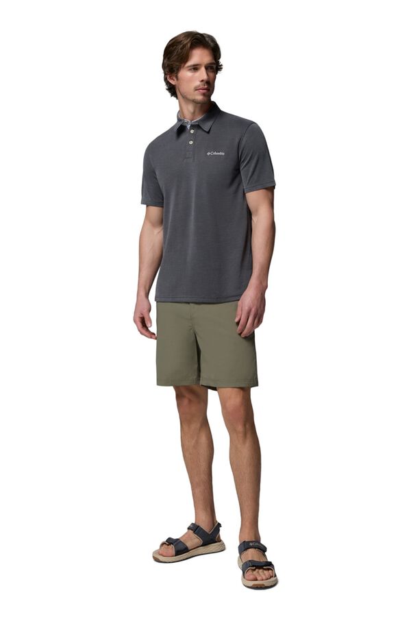 Columbia Kurzarm-Poloshirt Schwarz