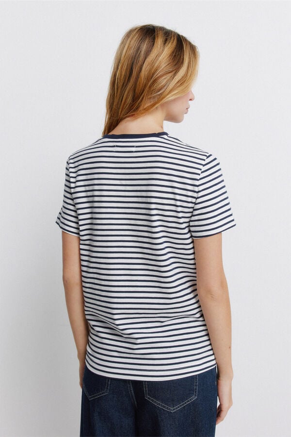 Springfield Basic short sleeve T-shirt brown