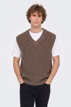 Only & Sons V-neck knit gilet