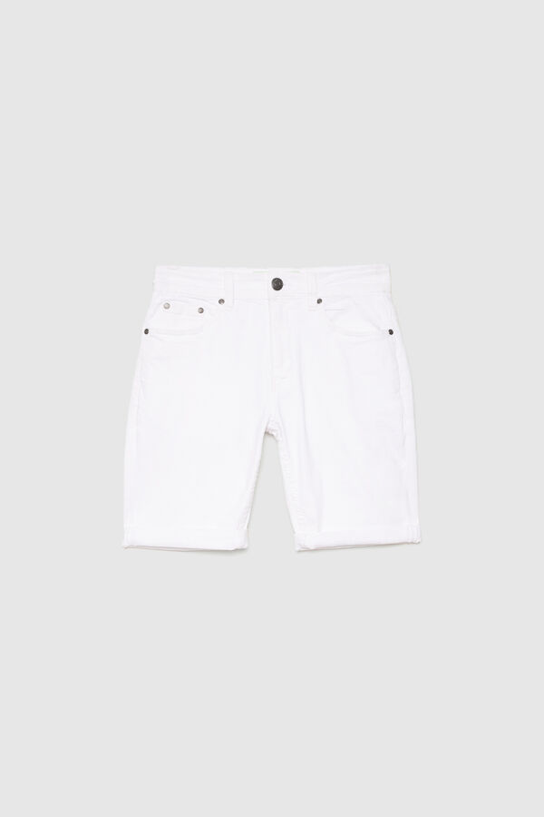 Inside Denim Bermuda shorts white