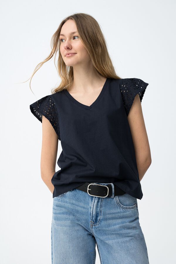 Tiffosi Short-sleeved T-shirt bleu