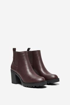 Only Chelsea-Stiefelette mit Absatz aus veganem Leder