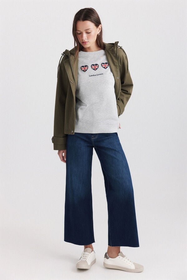 Springfield "united kingdom" sweatshirt grey