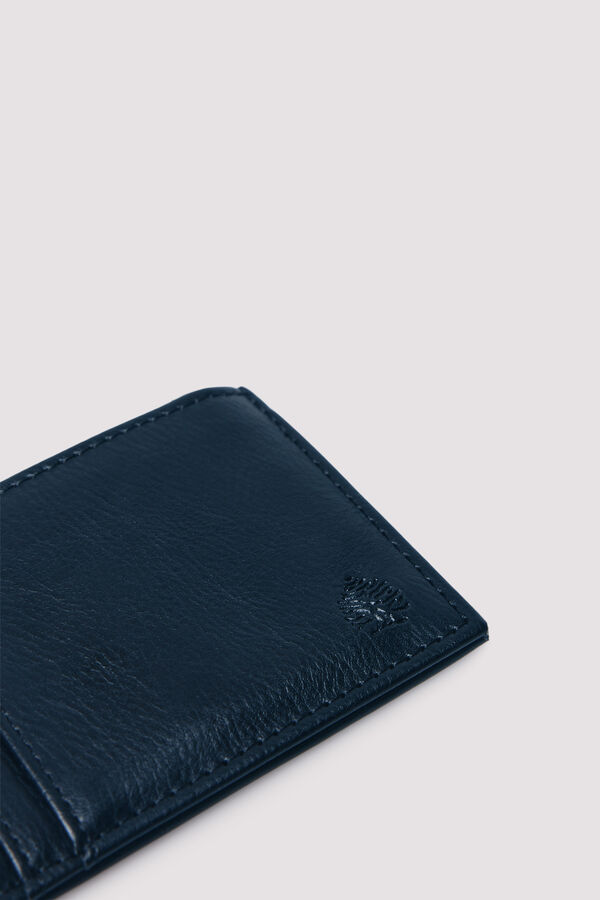 Springfield Black leather effect card holder wallet black