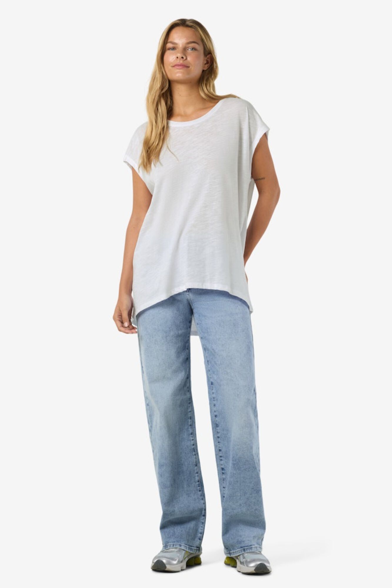 Noisy May Camiseta de manga corta con cuello redondo