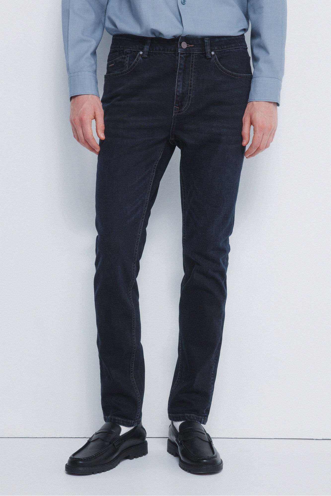 Springfield Very dark blue skinny fit jeans