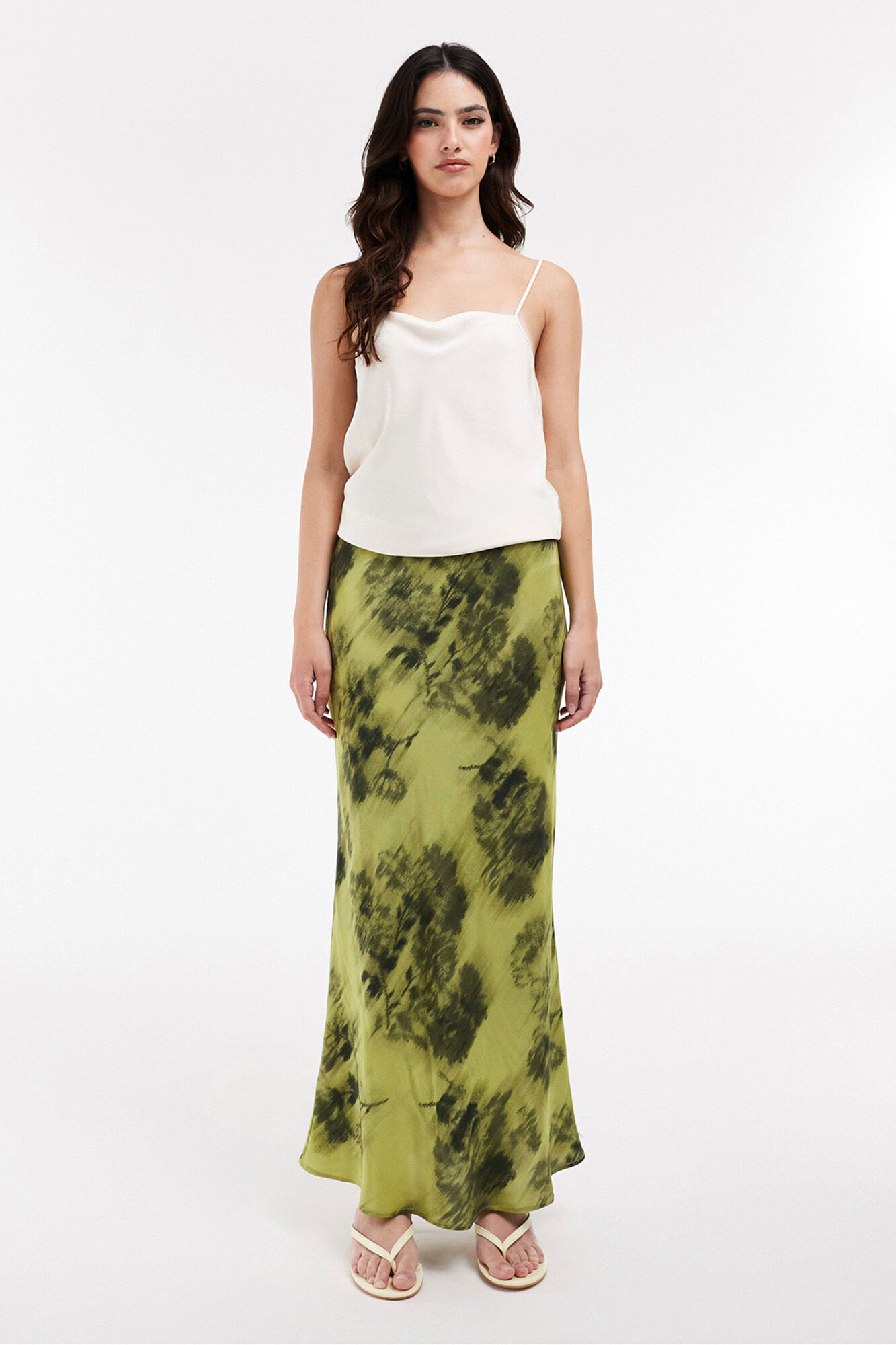 Topshop Saia longa estampada