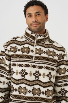 Brave Soul Forro polar cuello cremallera