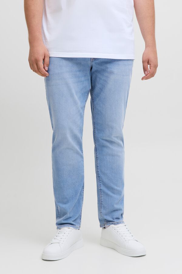 Jack & Jones PLUS Vaquero slim cinco bolsillos azul