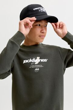 Jack & Jones Junior Sudadera relaxed estampada