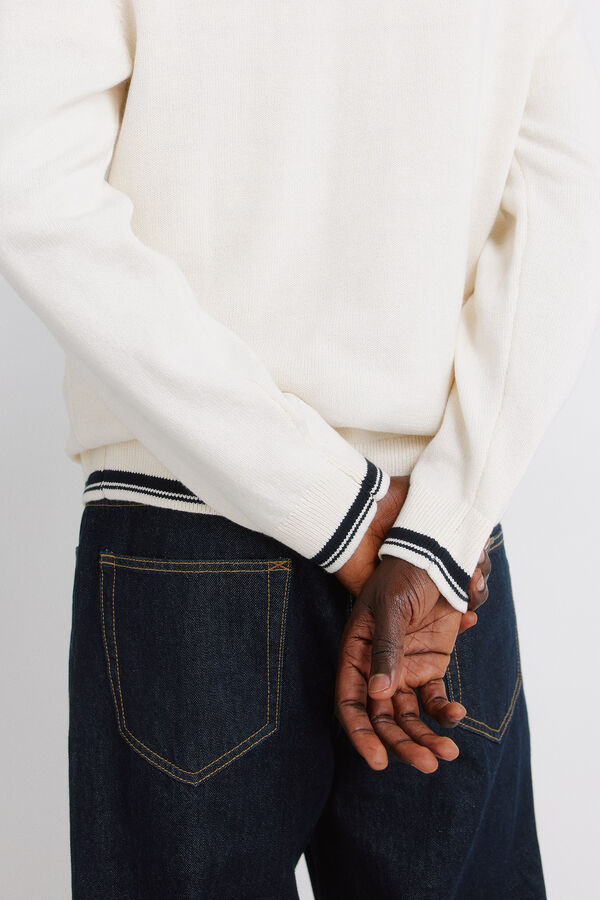 Springfield Basic zip- zip fastening white