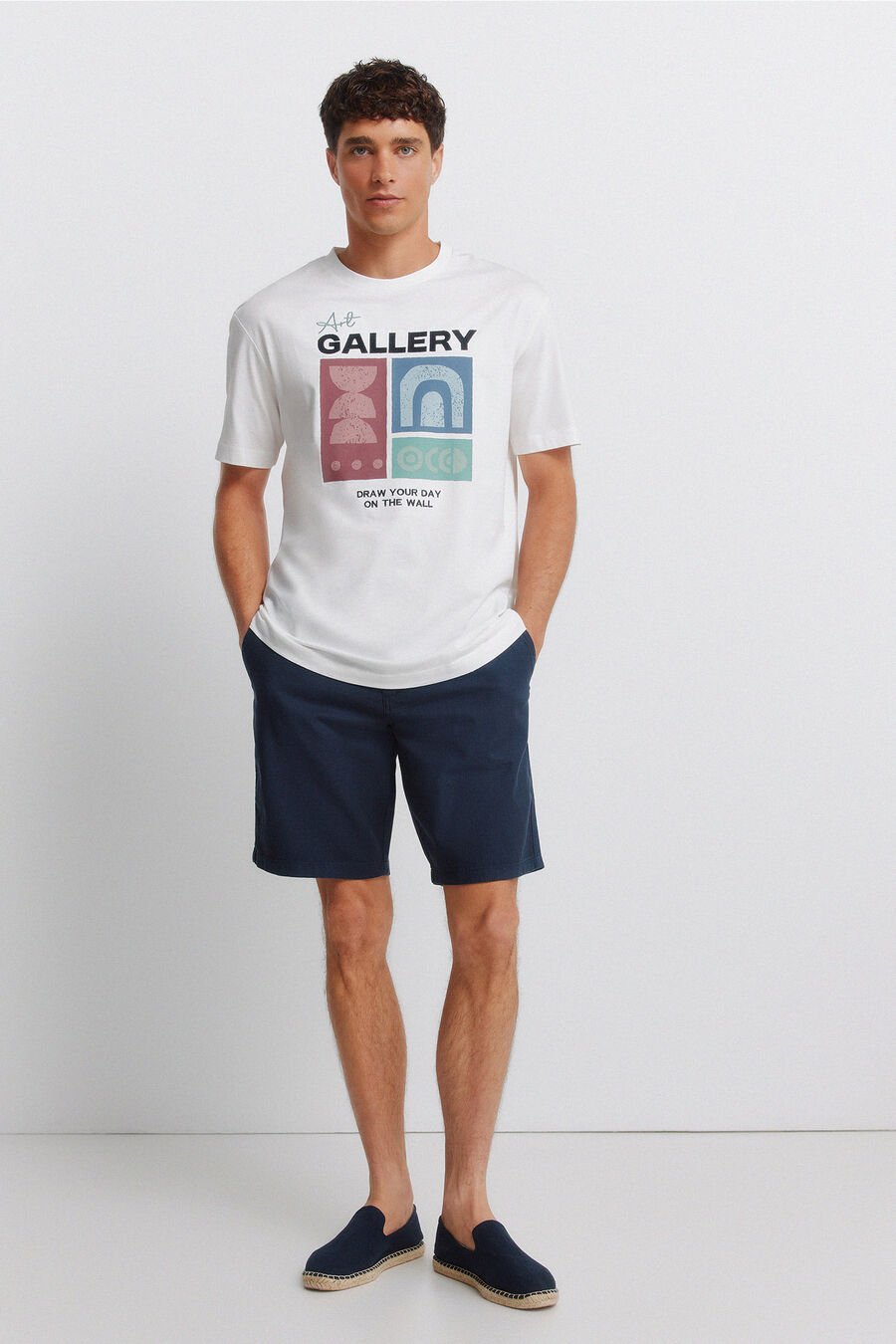 Bermuda algodón comfort fit