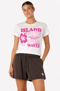 Noisy May T-shirt de manga curta estampada