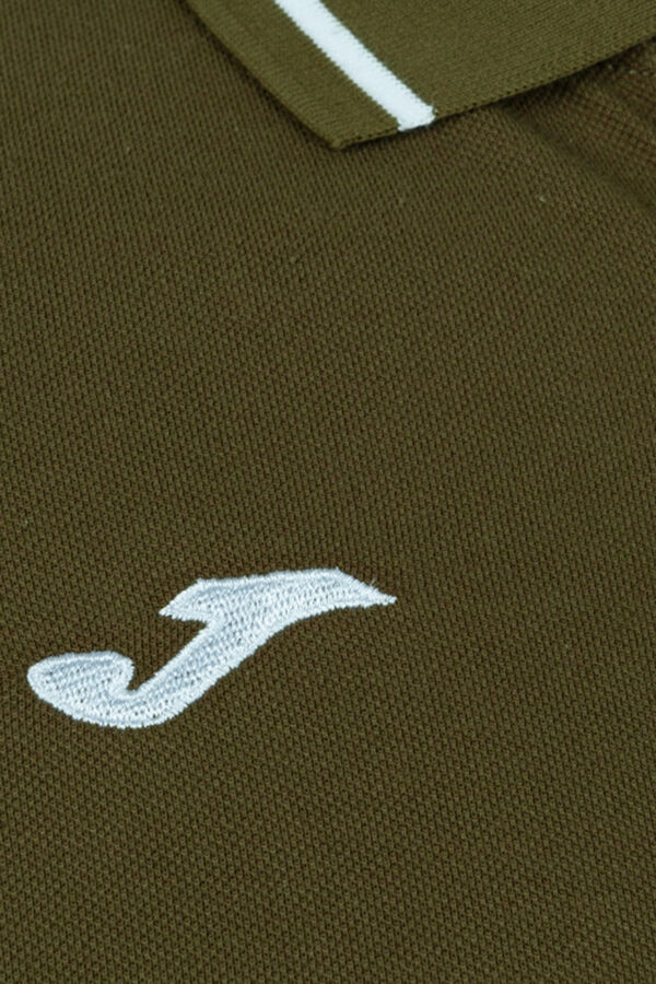 Springfield Khaki Comfort li short-sleeved polo shirt dark gray