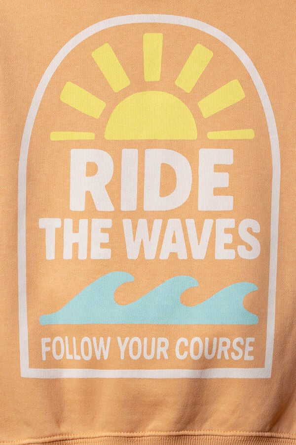 Springfield Kids Sudadera ride waves ni&ntilde;o naranja