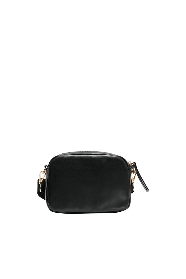 Springfield Faux leather crossbody bag crna