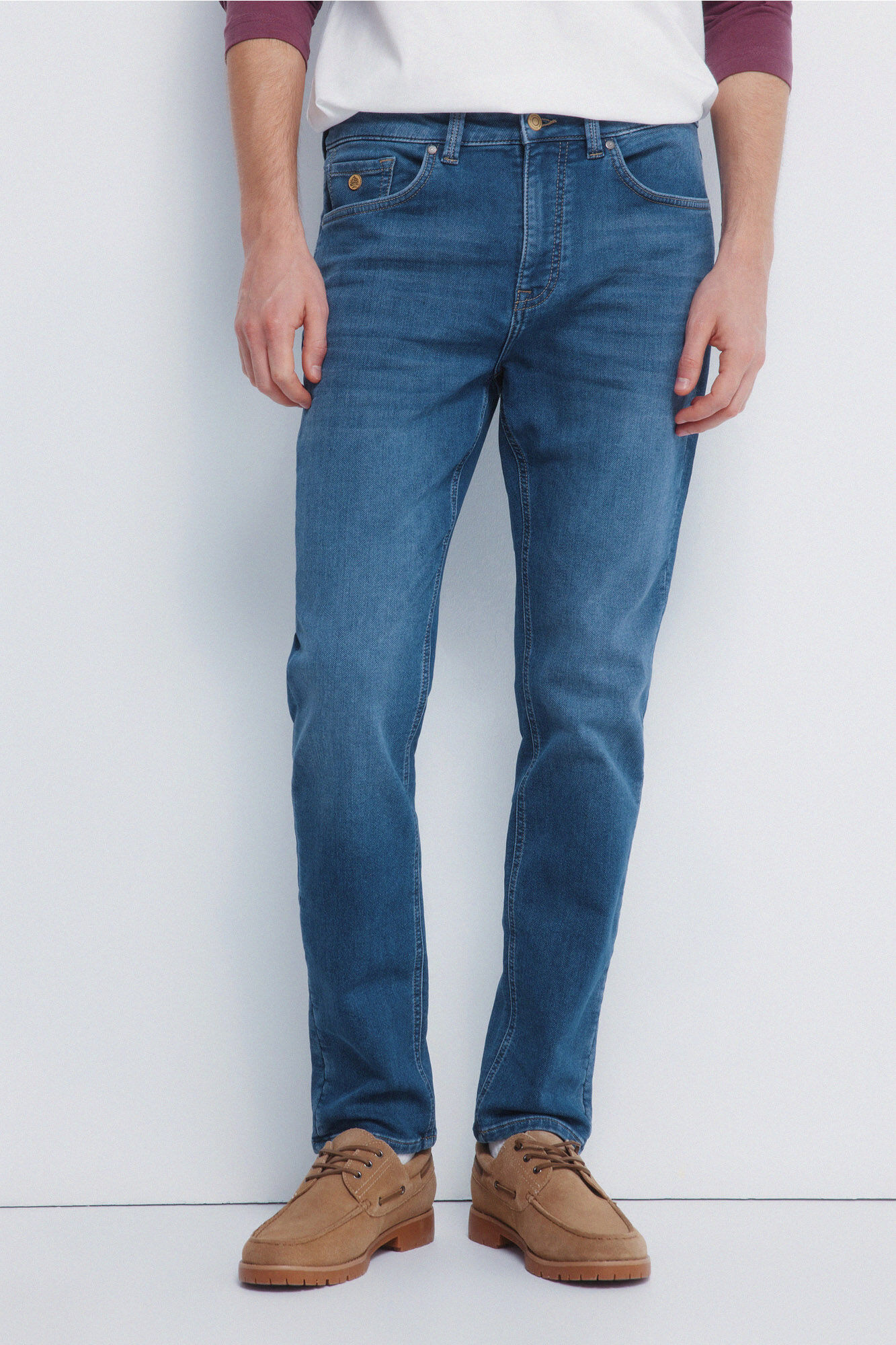 Springfield Jeans en knit denim slim fit