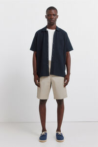 Springfield Relaxed fit cotton Bermuda shorts
