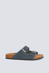 Springfield Leather double buckle sandal grey