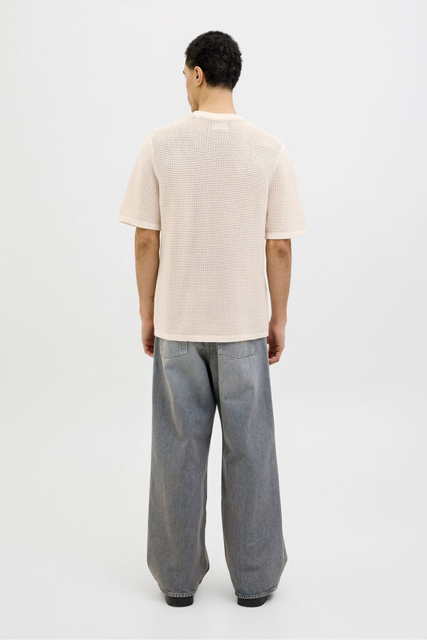 Jack & Jones Camiseta de punto relaxed fit blanco