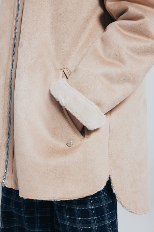 Springfield Kids Jaqueta com fecho-éclair para menina cru