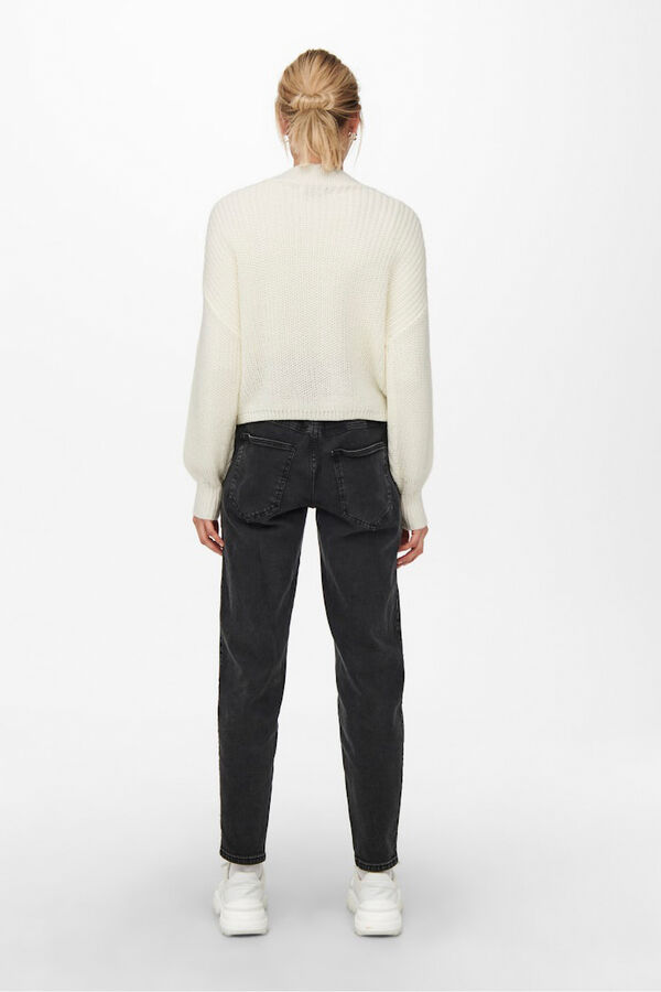 Only Cardigan button fastening white