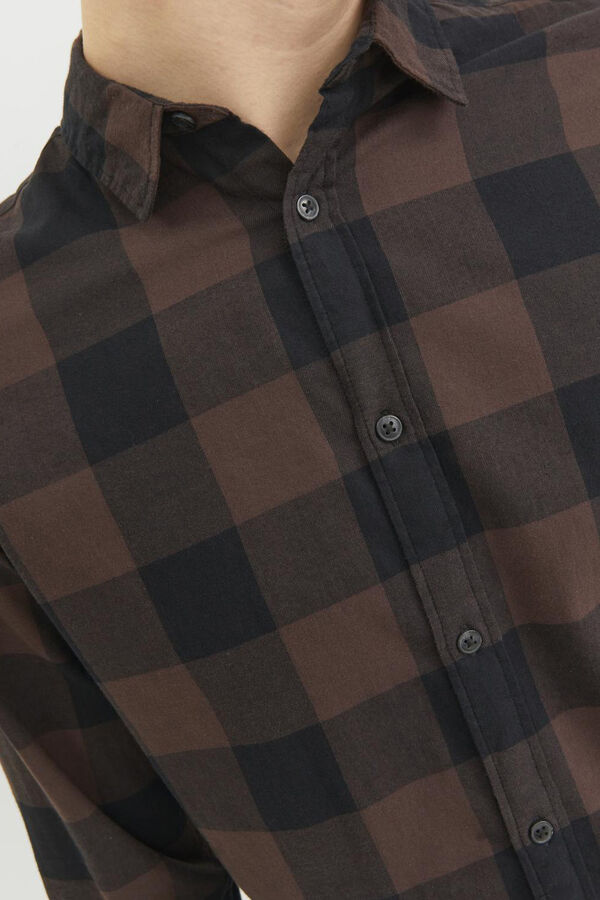 Jack & Jones Camisa confort fit tostado