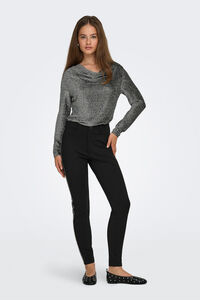 Only Leggings mit seitlichen Nieten