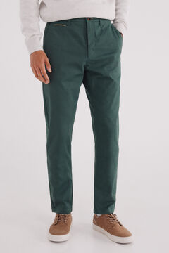Springfield pantalon chino slim micro-imprim&eacute;