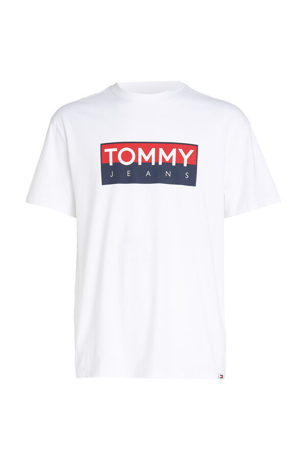 Springfield Men's Tommy Jeans T-shirt white