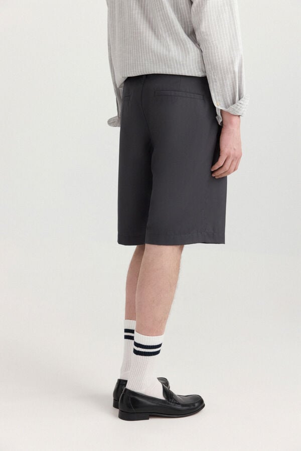 Springfield Relaxed fit Bermuda shorts grey