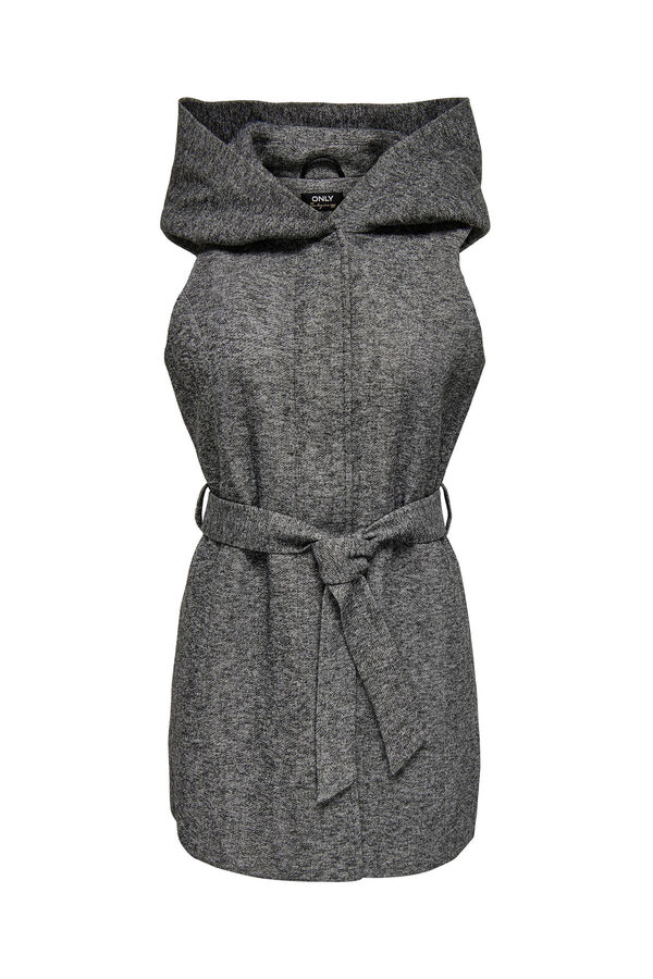 Springfield Cloth hooded gilet gray