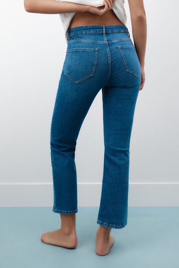Springfield Jeans kick flare azul