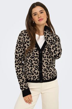 Only Animal print cardigan