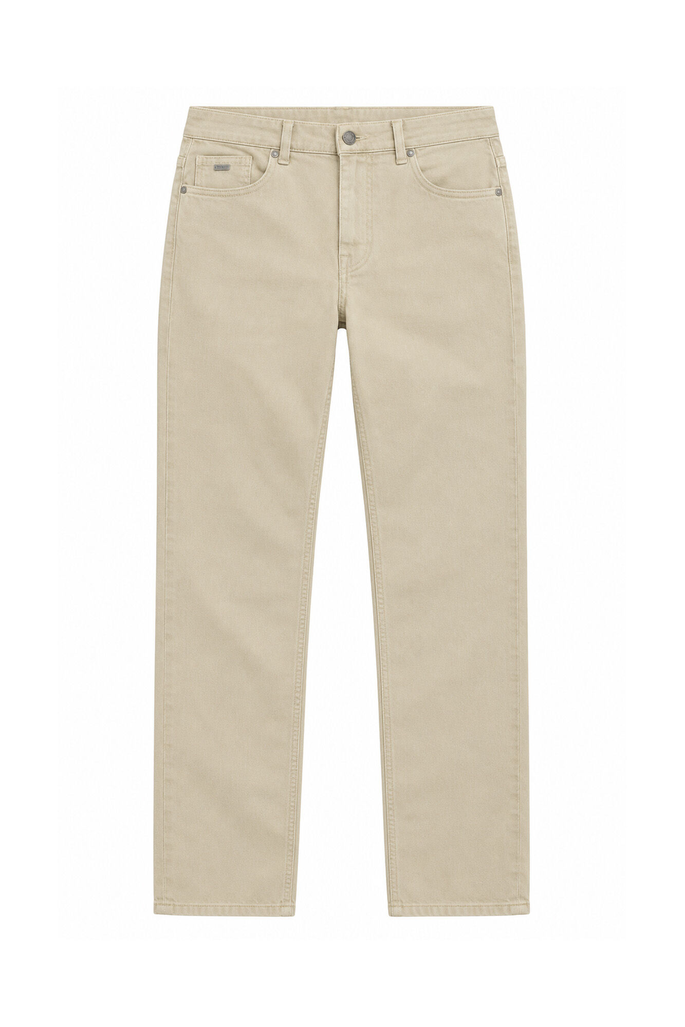 Springfield Washed slim fit 5-pocket trousers