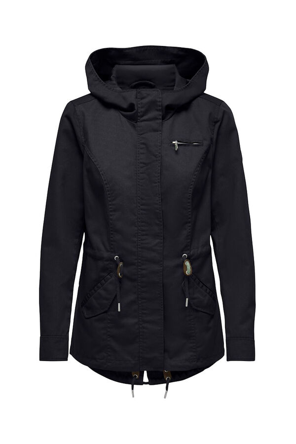 Only Parka with hood grey