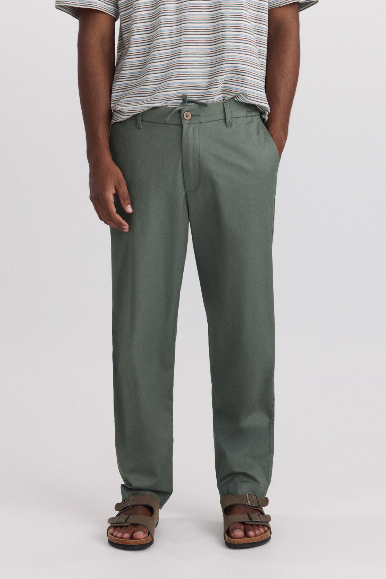 Springfield Lightweight straight fit trousers