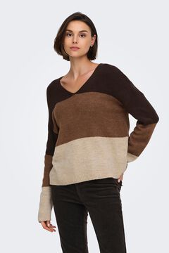 JDY Pullover mit V-Ausschnitt