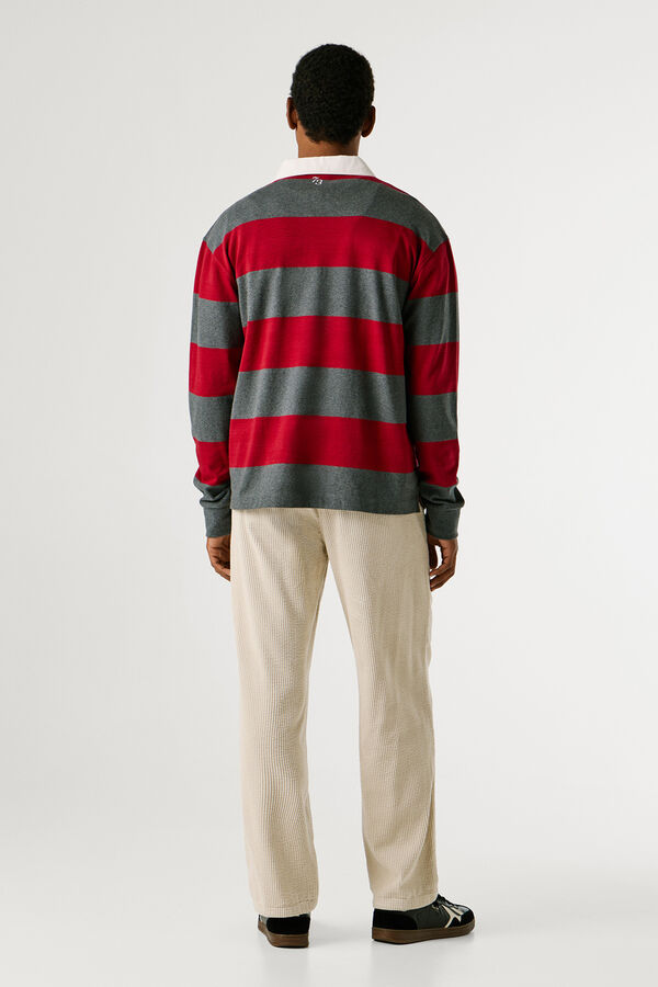 Pepe Jeans  Long-sleeved polo shirt red