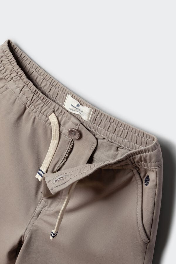 Springfield Kids Bermuda chino knit ni&ntilde;o gris