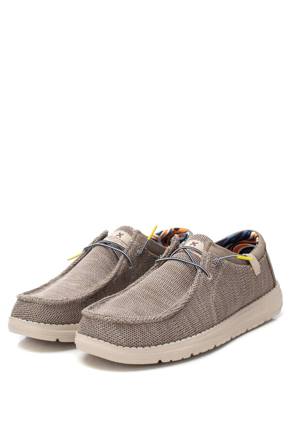 XTI Zapatos n&aacute;uticos beige