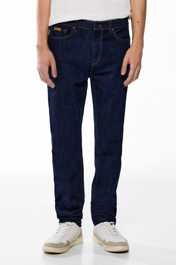 Springfield Desized wash slim fit jeans navy