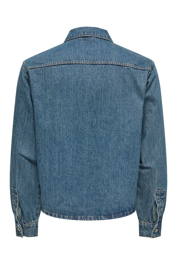 Only & Sons Denim jacket with buttons blue