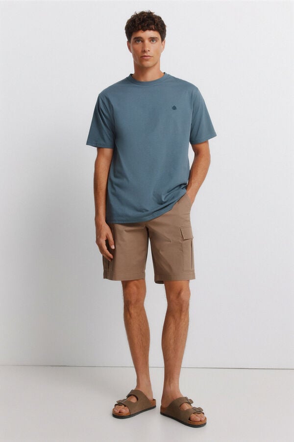 Springfield Springfield logo basic T-shirt blue
