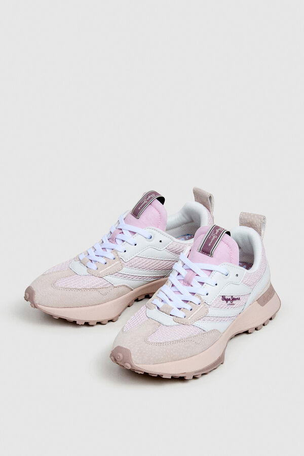 Pepe Jeans Knitted sneakers LUCKY W pink