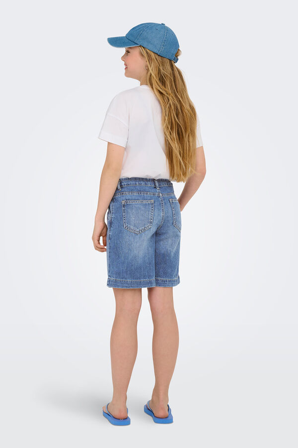 Only Girls Bermuda vaquera larga azul