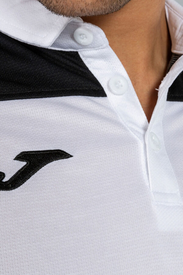 Joma Black M/C white i hobby polo shirt printed