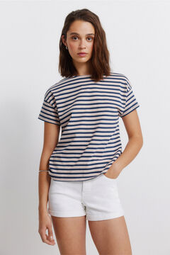 Springfield Striped double cotton T-shirt