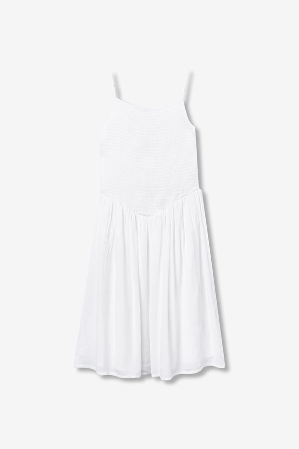 Tiffosi Young Vestido tirantes finos blanco